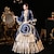 abordables Costumes vintage et anciens-Gothique Rococo Victoriens Inspiré du vintage Epoque Médiévale Robe Costume de fête Robe de bal Princesse Gentlewoman Femme Robe de Soirée Halloween Utilisation Soirée Mascarade Robe