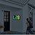 tanie Kinkiety zewnętrzne-diy led tabliczki adresowe kolorowe tabliczki z numerem domu zasilane energią słoneczną tabliczka z numerem domu do montażu na ścianie lampa ogrodowa zasilana energią słoneczną kolorowe oświetlenie