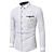 cheap Men&#039;s Button Down Shirts-Men&#039;s Casual Shirt Dress Shirt Black White Navy Blue Blue Red &amp; White Long Sleeve Polka Dot Classic Collar Wedding Casual Stripe Clothing Apparel
