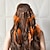 abordables Accessoires de coiffure-Bandeau de cheveux en plumes de style boho bandeau en plumes de paon indien couvre-chef en plumes tissées à la main accessoires pour cheveux
