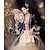 abordables Costumes vintage et anciens-Gothique Rococo Victoriens Inspiré du vintage Epoque Médiévale Robe Costume de fête Robe de bal Princesse Gentlewoman Femme Robe de Soirée Halloween Utilisation Soirée Mascarade Robe