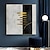 levne Abstraktní malby-abstraktní plátno art style bez rámu kancelář dům zeď obrázku dekorace umělecká díla zlatá design textura ruční olejomalby