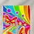 Недорогие 3д трусики девушки-Девочки 3D Графика Радужный Бабочка Леггинсы Лето Весна Активный Симпатичные Стиль Уличный стиль Полиэстер Дети 3-12 лет на открытом воздухе Для улицы спорт Тонкие