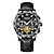 tanie Zegarki kwarcowe-Binbond luksusowy męski sportowy zegarek kwarcowy klasyczny szafirowy analogowy zegarek kwarcowy ze stali nierdzewnej dla mężczyzny oryginalny kwarcowy chronograf wodoodporny świecący męski zegar