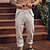 cheap Men&#039;s Pants-Men&#039;s Trousers Summer Pants Beach Pants Graphic Prints Geometry Drawstring Elastic Waist 3D Print Comfort Casual Daily Holiday Fashion Streetwear Gray