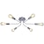 billige Dæmpbart loftlys-led loftslampe 6 hoveder 80cm sputnik design lysekrone metal kunstnerisk stil sputnik industrimalet finish kunstnerisk nordisk stil 110-240v