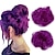 Χαμηλού Κόστους Σινιόν-το χρώμα θα είναι πιο πορτοκαλί από το χρώμα 119b (χαλκός)! iluu 2 τμχ ακατάστατο κότσο μαλλιών εξτένσιον σινιόν μαλλιών συνθετικά μαλλιά scrunchie scrunchy updo hairpiece για γυναικείο πάρτι