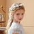 preiswerte Haarstyling-Zubehör-Mädchen Blumen Kopfschmuck Haarschmuck Armband Leistungszubehör, Geschenk für Kinder, Kinderzubehör
