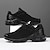 cheap Men&#039;s Sneakers-Men&#039;s Basketball Shoes Sneakers Sporty Look Plus Size Running Walking Sporty Casual Outdoor Daily Nylon PU Lace-up Gray Black full black White black red Color Block Summer Spring