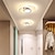 ieftine Montaj Plafon-plafoniera cu led 1 lumină 32 cm forme geometrice lumini cu montare încastrabilă plafoniera din aluminiu cu gel de silice pentru coridor verandă bar lămpi creative pentru balcon alb cald/alb 110-240v