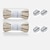 billige Snørebånd-1 par afslappet elastisk bindefri dovne snørebånd polyester snørebånd dekoration dagligt