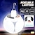 cheap Flashlights &amp; Camping Lights-Solar Camping Lights Portable Tent Lamp with Hanging Hook Rechargeable USB Camping Lamp Suitable for Home Office Tent Car and Emergency Stop