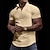 abordables T-shirts décontractés pour hommes-Homme T shirt Tee Polo gaufré T-shirt Plein Mao Plein Air Vacances Manches courtes Vêtement Tenue Mode Design basique