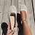 cheap Women&#039;s Flats-Women&#039;s Flats Plus Size Comfort Shoes Outdoor Daily Solid Color Summer Flat Heel Round Toe Casual Minimalism Mesh Loafer Light Yellow Dark Grey Wine Red