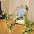 billige LED-kædelys-solar vine string lys efeu lys led kunstig rattan grøn plante led sol string lys udendørs vandtæt led string hængende lys til gård hegn væghængende bryllup dekoration