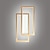 billige Indendørsvæglamper-led væglamper indendørs dobbelt rektangel 10w 9&quot;*17&quot; vægmonteret lys moderne led metal vægbelysning til soveværelse spisestue sengelampe stue 110-240v