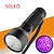 cheap Tactical Flashlights-51/100 LED 395nm UV Flashlight Black Light Ultraviolet Blacklight Detector Aluminum Torch Light UV Lamp
