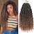 cheap Crochet Hair-Brown 18 Inch 7 Packs Faux Locs Crochet Hair Soft Crochet Locs Pre Looped Crochet Braids Curly boho Locs Crochet Hair Synthetic Hippie Locs Hair Extensions