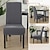 cheap Dining Chair Cover-Dining Chair Covers, Stretch Chair Cover, Spandex High Back Chair Protector Covers Seat Slipcover with Elastic Band for Dining Room,Wedding