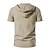 economico Cime-t-shirt vichinga medievale in cotone a maniche corte con cappuccio camicie da uomo in stile retrò con lacci hippie abbinati al costume larp