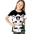 お買い得  女の子の 3d T シャツ-女の子 3D グラフィック 動物 猫 Tシャツ Ｔシャツ 半袖 3Dプリント 夏 春 活発的 ファッション かわいいスタイル ポリエステル 子供 3〜12年 アウトドア カジュアル 日常 レギュラー