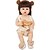 cheap Dolls-22 inch Reborn Baby DollFull Body Newborn Baby Doll Reborn Soft Silicone Flexible 3D Skin Tone with Visible Veins Hand Paint Doll