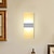 billiga Inmonterade vägglampor-lightinthebox 1-ljus 27cm led vägglampa geometrisk design inomhusbelysning modern enkel stil hem sovrum sänglampa vardagsrum kök balkong gång korridor akryl spegel frontlampa 6w