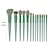 voordelige Schoonheidshulpmiddelen-13 stuks zachte pluizige make-up kwasten set voor cosmetica foundation blush poeder oogschaduw kabuki blending make-up kwast beauty tool met make-up tool schoonmaak siliconen opvouwbare kom