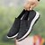cheap Men&#039;s Shoes-Men&#039;s Loafers &amp; Slip-Ons Comfort Shoes Outdoor Daily Casual Tissage Volant Walking Shoes Breathable Black Grey Summer Spring