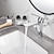 ieftine Clasic-baterie baterie chiuveta baie, robinete pentru chiuveta monobloc pentru toaleta cu un singur maner montat pe punte cu o gaura cu furtun cald si rece