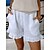 cheap Shorts-Women&#039;s Linen Pants Bermuda shorts Faux Linen Black White Green Fashion Casual Comfort Ruffle Side Pockets Vacation Casual Daily Beach Short Plain Comfort M L XL 2XL 3XL