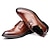 voordelige Heren Oxfordschoenen-Voor heren Oxfords Derby-schoenen Bullock Shoes Jurk schoenen Grote maten Zakelijk Bruiloft Feesten &amp; Uitgaan Imitatieleer Ademend Veters Geel bruin Zwart Wit Lente
