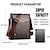cheap Men&#039;s Bags-Men&#039;s Crossbody Bag Shoulder Bag PU Leather Messenger Bag Outdoor Daily Adjustable Solid Color Black Brown Business Bag