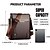 cheap Men&#039;s Bags-Men&#039;s Crossbody Bag Shoulder Bag PU Leather Messenger Bag Outdoor Daily Adjustable Solid Color Black Brown Business Bag