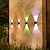 voordelige Wandverlichting buiten-hoge helderheid solar outdoor wandlamp waterdichte tuin decor verlichting achtertuin binnenplaats home decor solar led wandlampen