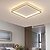 ieftine Lumini Reglabile-plafoniera led super subțire 105/50cm plafoniera modernă metal acrilic reglare continuu dormitor lumini finisaje vopsite 110-240v doar reglabil cu telecomandă