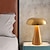 זול מנורות שולחן-נורדי led זהב מנורת שולחן לבר מלון קישוט פטריות נטענים מנורות לילה שולחניים 3 צבעים מתג מגע מנורת ליד המיטה