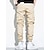 abordables Pantalones cargo-Hombre Pantalones cargo Bolsillo con solapa Plano Comodidad Transpirable Exterior Diario Noche Moda Casual Negro Verde Ejército