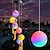 cheap Solar String Lights-Solar Wind Chimes Bell Dragonfly LED Lights Outdoor Waterproof Auto Light Color-Changing Solar Powered Hanging Lights for Courtyard Garden Patio Festival Decoration