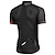 cheap Men&#039;s Jerseys-21Grams Men&#039;s Cycling Jersey Short Sleeve Bike Top with 3 Rear Pockets Mountain Bike MTB Road Bike Cycling Breathable Quick Dry Moisture Wicking Reflective Strips Black Red Blue Graphic Geometic