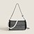 cheap Clutches &amp; Evening Bags-Women&#039;s Evening Bag Polyester Party Daily Pearls Chain Solid Color Black