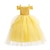 cheap Movie &amp; TV Theme Costumes-Belle Princess Dress Flower Girl Dress Tulle dress Girls&#039; Beauty and Beast Movie Cosplay Costume Yellow Dress Masquerade Organza