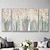 tanie Obrazy z kwiatami/roślinami-kolorowe teksturowane abstrakcyjne drzewo malarstwo ręcznie malowany obraz olejny artystyczny ręcznie malowany obraz olejny wystrój pokoju domowego