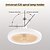 cheap Light Bulbs-Ceiling Fan With Lights Fan Light E27 Base 3000K-6000K Enclosed Low Profile Fan Lights LED Dimmable Light Kit Lamp Modern Silent Indoor Flush Mount Ceiling Fan For Living Room Bedroom Easy To Install