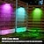 olcso Pathway Lights &amp; Lanterns-4db 1db 5 W Kültéri világítás Pathway Lights &amp; Lanterns Napelemes Vízálló fényvezérlő RGB + Meleg 1.2 V Kültéri világítás Udvar Kert 15 LED gyöngyök