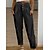 cheap Pants-Women&#039;s Linen Pants Tapered pants Pants Trousers Cotton Blend Black White Blue Fashion Basic Casual High Waist Lace Side Pockets Street Vacation Casual Daily Ankle-Length Plain Comfort S M L XL 2XL