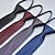 cheap Men&#039;s Ties &amp; Bow Ties-Men&#039;s Neckties Zip Tie Men Ties Zipper Tie Skinny Tie Pretied Bow Plain Wedding Birthday Party