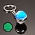 cheap Car Pendants &amp; Ornaments-Moon Keychain Solar System Planet Keyrings Galaxy Nebula Space Keychain Earth Sun Mars Jupiter Saturn Picture Double Side Glass Ball Key Chain
