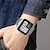 お買い得  デジタル腕時計-skmei メンズデジタル腕時計 3atm 防水高級ビジネスメンズ腕時計バックライトストップウォッチステンレス鋼アウトドアスポーツスクエア腕時計男性用