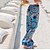 cheap Pants-Women&#039;s Wide Leg Pants Trousers Black Red Blue Casual Wide Leg Print Holiday Weekend Full Length Micro-elastic Floral Comfort S M L XL 2XL